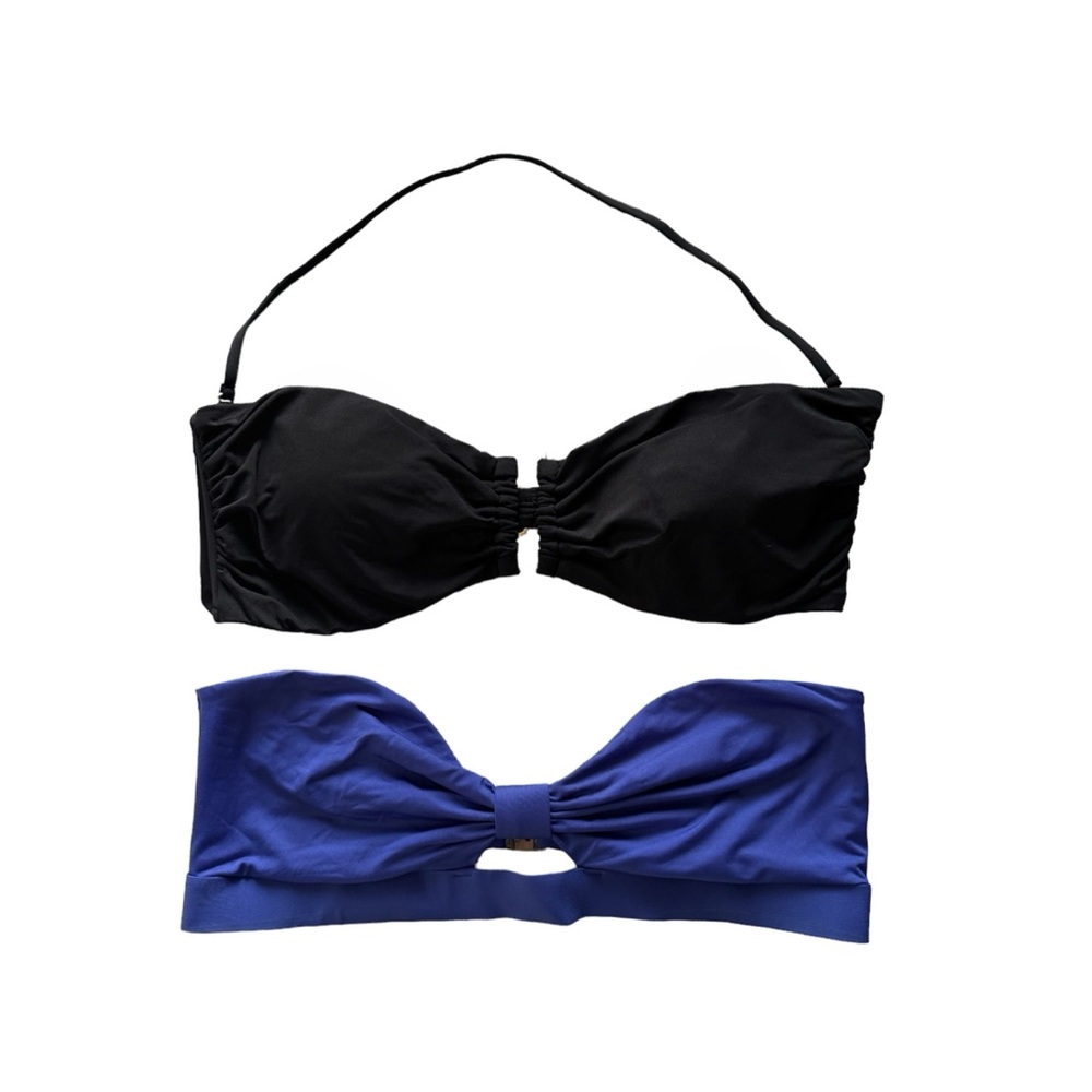 2x Bandeau Bikini Tops